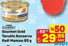 GOURMET GOLD TAVUKLU KONSERVE KEDİ MAMASI 85 G fiyat ve kampanya bilgisi